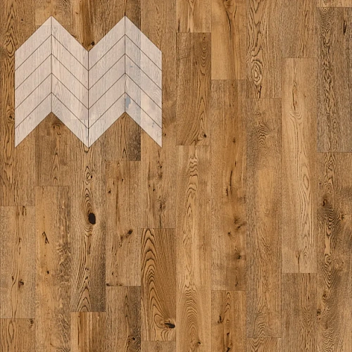 ДУБ РУСТИК ЭБЕН ИНЖЕНЕРНАЯ ДОСКА LAB ARTE ФРАНЦУЗСКАЯ ЁЛКА CHEVRON для пола